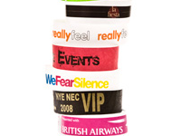 designing tyvek wristbands